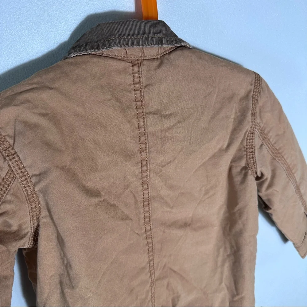 OshKosh B'gosh Tan Brown Button-Front Barn Jacket